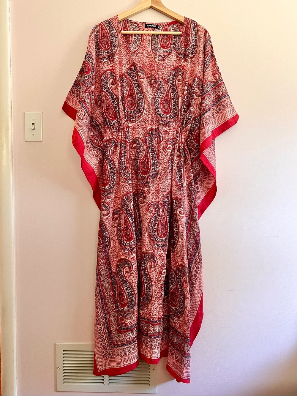 Paisley Kaftan Maxi Dress